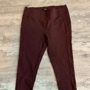 Loft maroon leggings